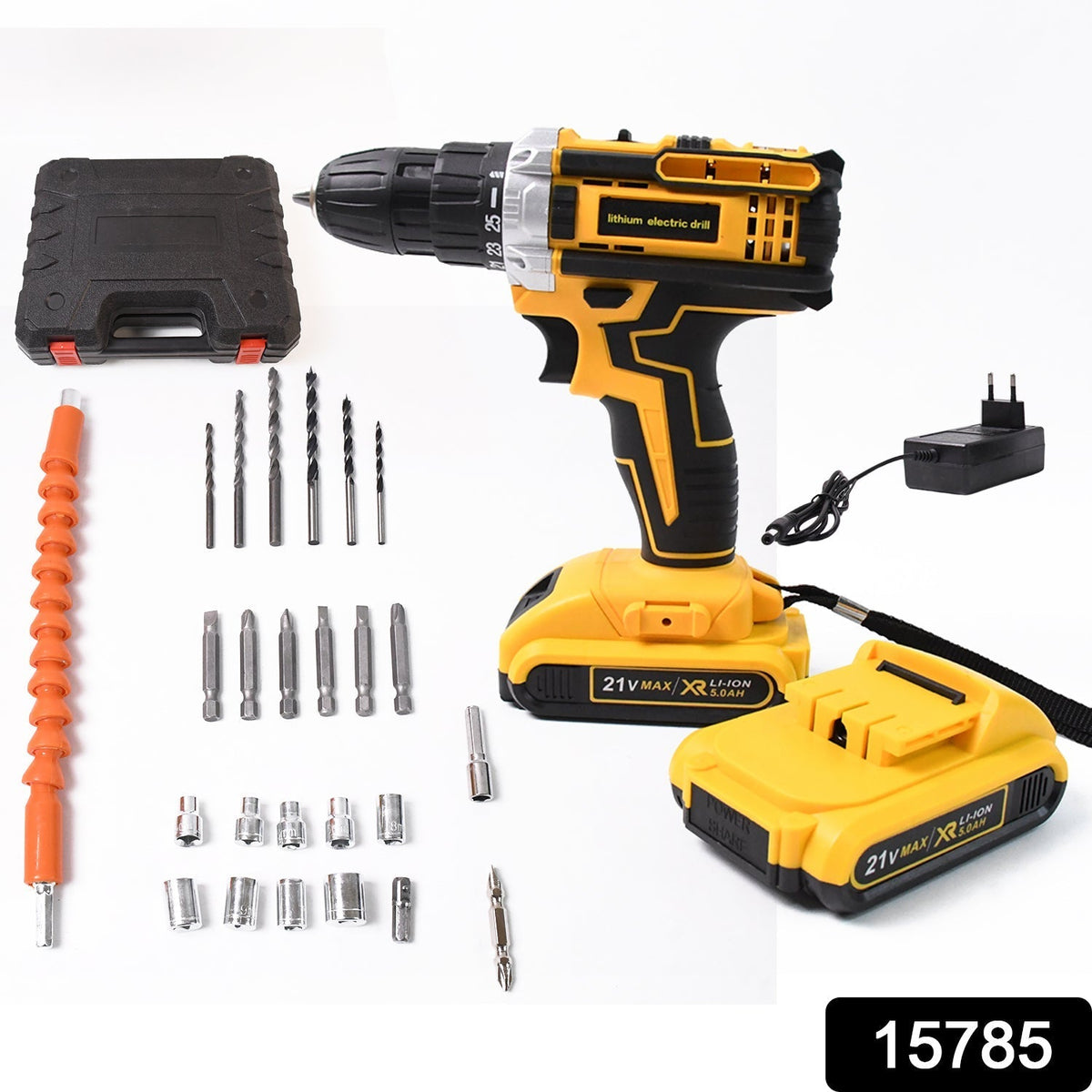 Person using the PowerXpert cordless drill for a DIY woodworking project, highlighting its versatility.
